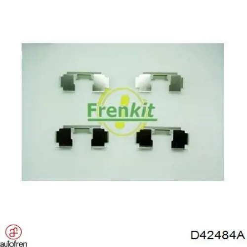 D42484A Autofren kit de molas de fixação de sapatas de disco dianteiras