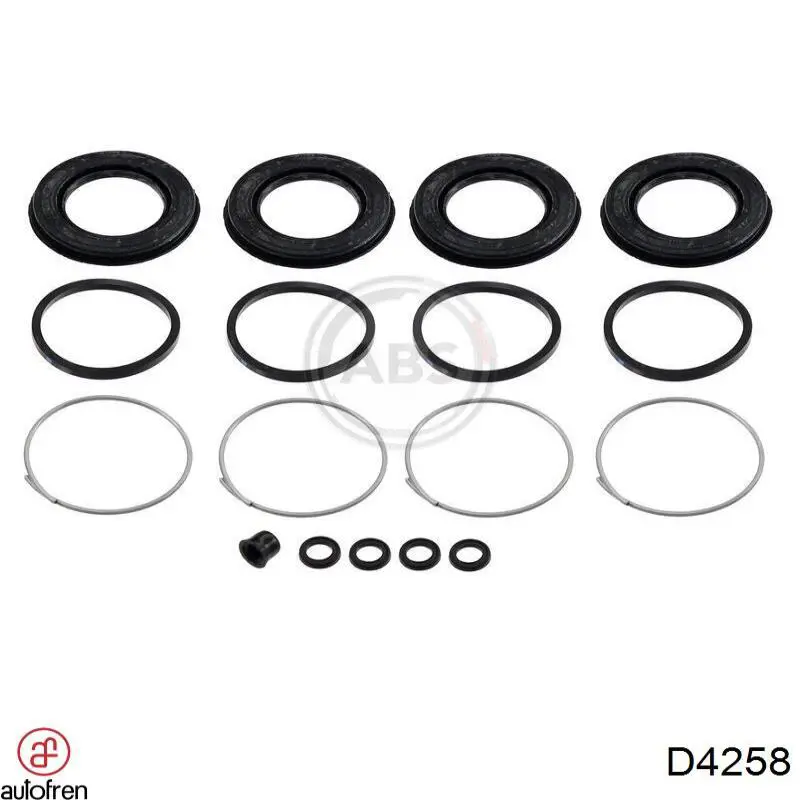 Купить D4258 Autofren Ремкомплект переднего суппорта