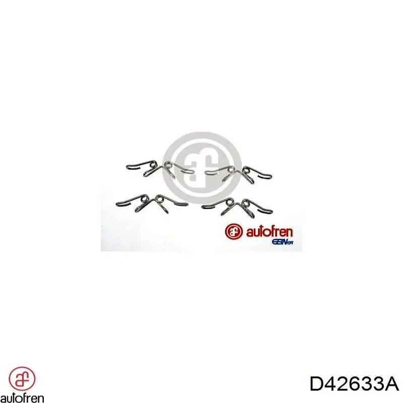 Купить D42633A Autofren Комплект пружинок крепления дисковых колодок передних