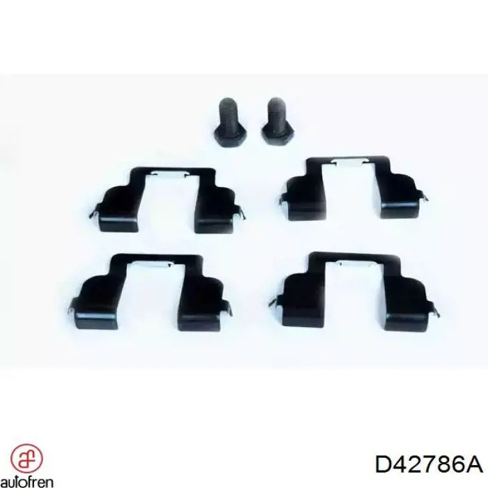 D42786A Autofren kit de molas de fixação de sapatas de disco dianteiras