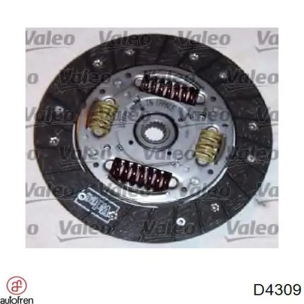 Купить D4309 Autofren Ремкомплект переднего суппорта