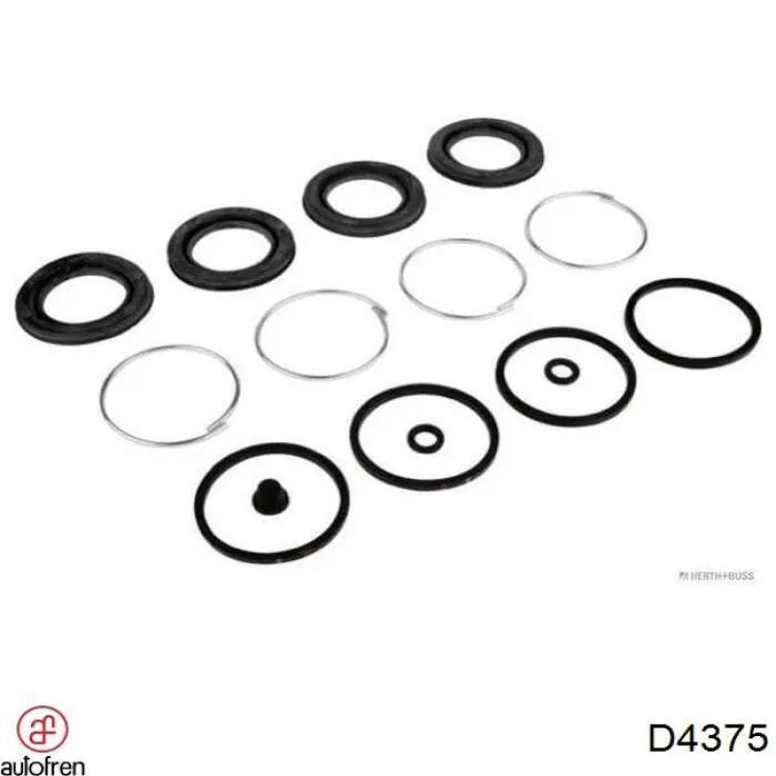 Купить D4375 Autofren Ремкомплект переднего суппорта