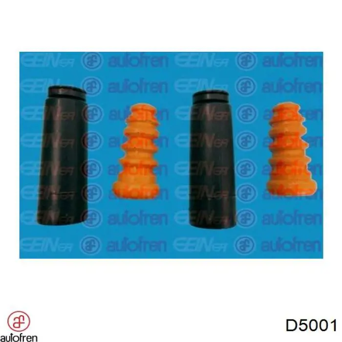 D5001 Autofren pára-choque (grade de proteção de amortecedor traseiro + bota de proteção)