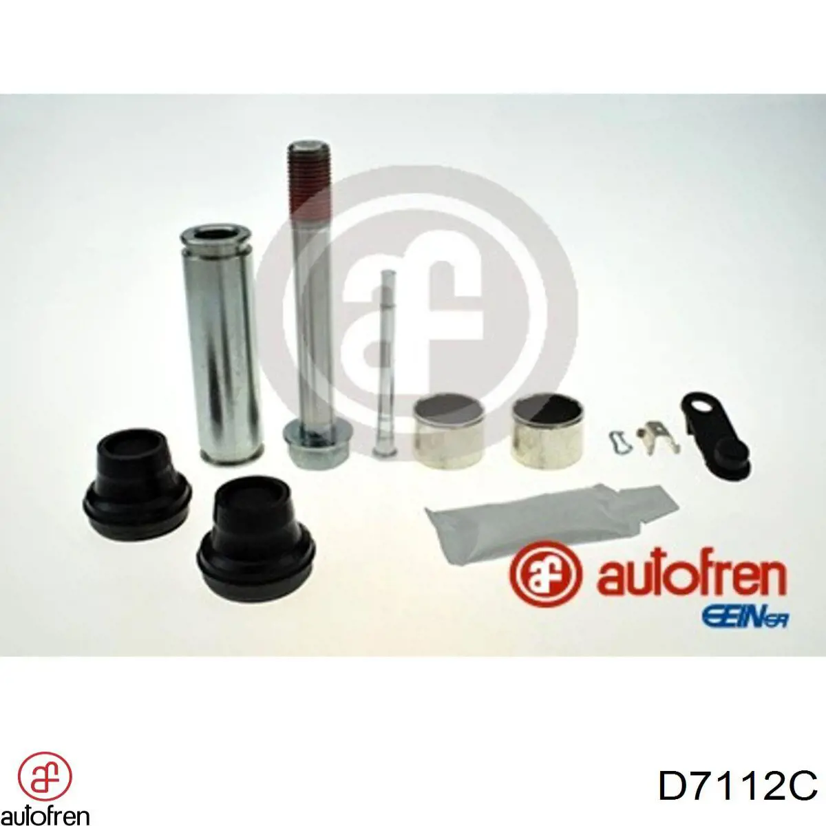 D7112C Autofren ремкомплект суппорта тормозного переднего