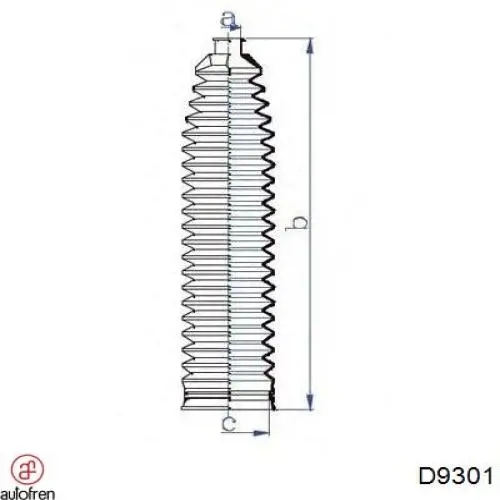 Купить D9301 Autofren Чехол рулевого механизма