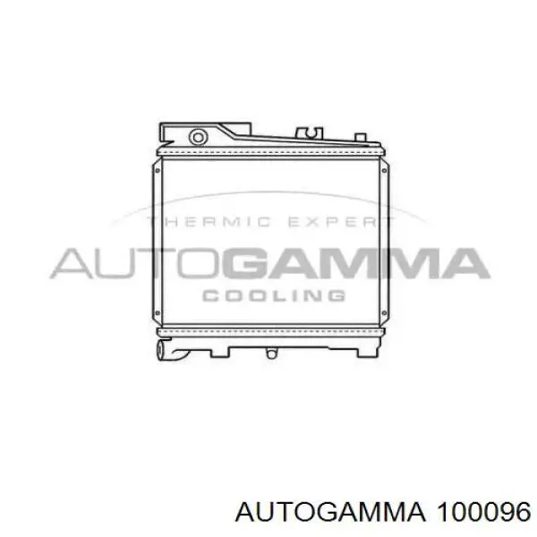 Радиатор 17111709350 BMW