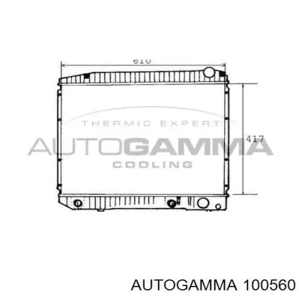 Радиатор охлаждения двигателя Mercedes A1265003603 цена, от 158.55 USD