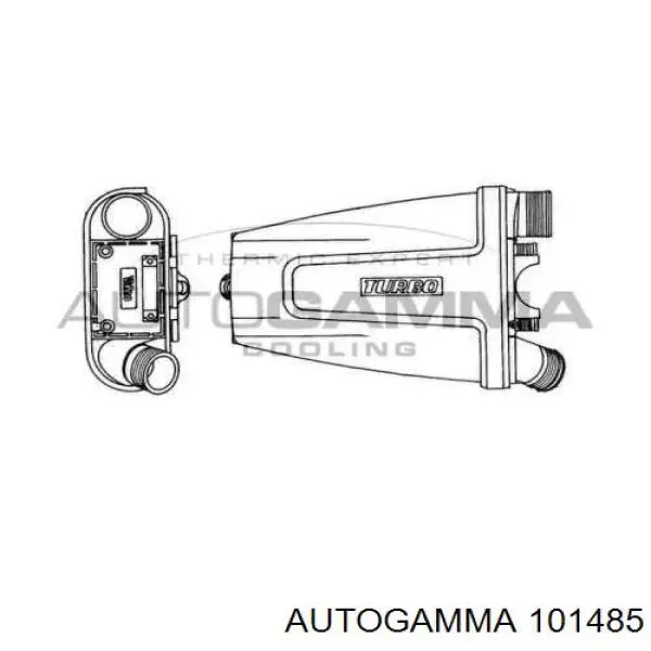Интеркулер 0384C9 Peugeot/Citroen