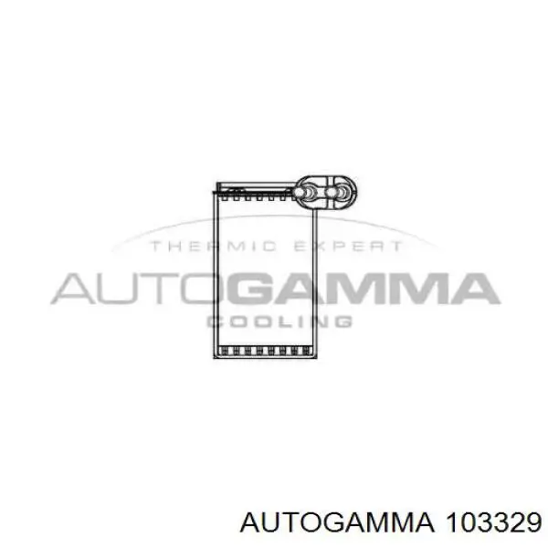 103329 Autogamma радиатор печки