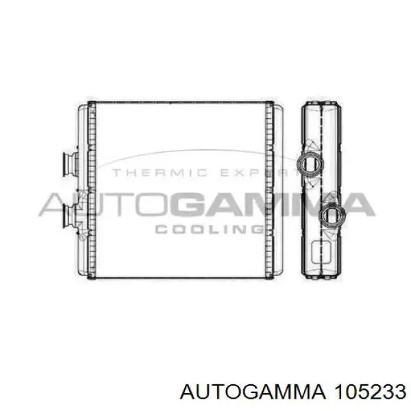 Радиатор печки 9010684 Agility