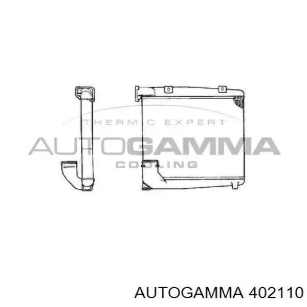 A0005000403 Mercedes Охладитель наддувочного воздуха