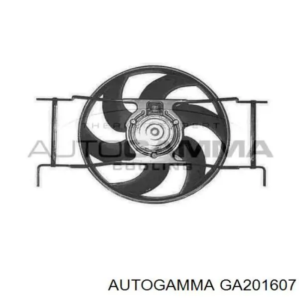125351 Peugeot/Citroen Вентилятор радиатора