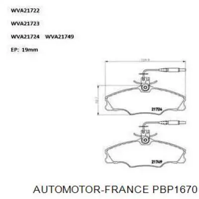 E172041 Peugeot/Citroen Колодки передние