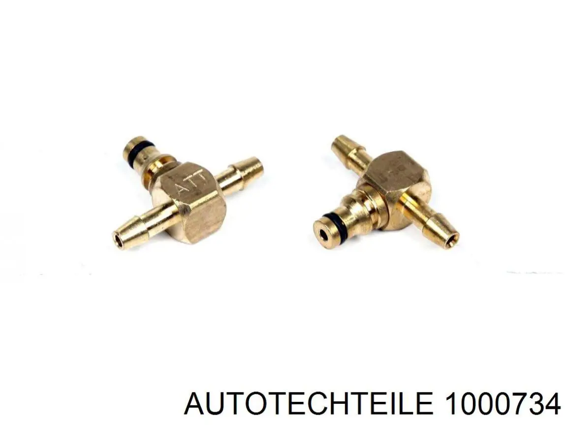 100 0734 Autotechteile tubo de ligação (ponta do injetor de mangueira de retorno)