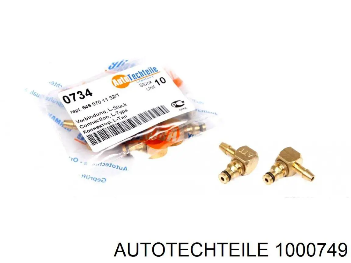 Трубка топливная, обратная от форсунок Autotechteile 1000749 цена, от 14.32 USD