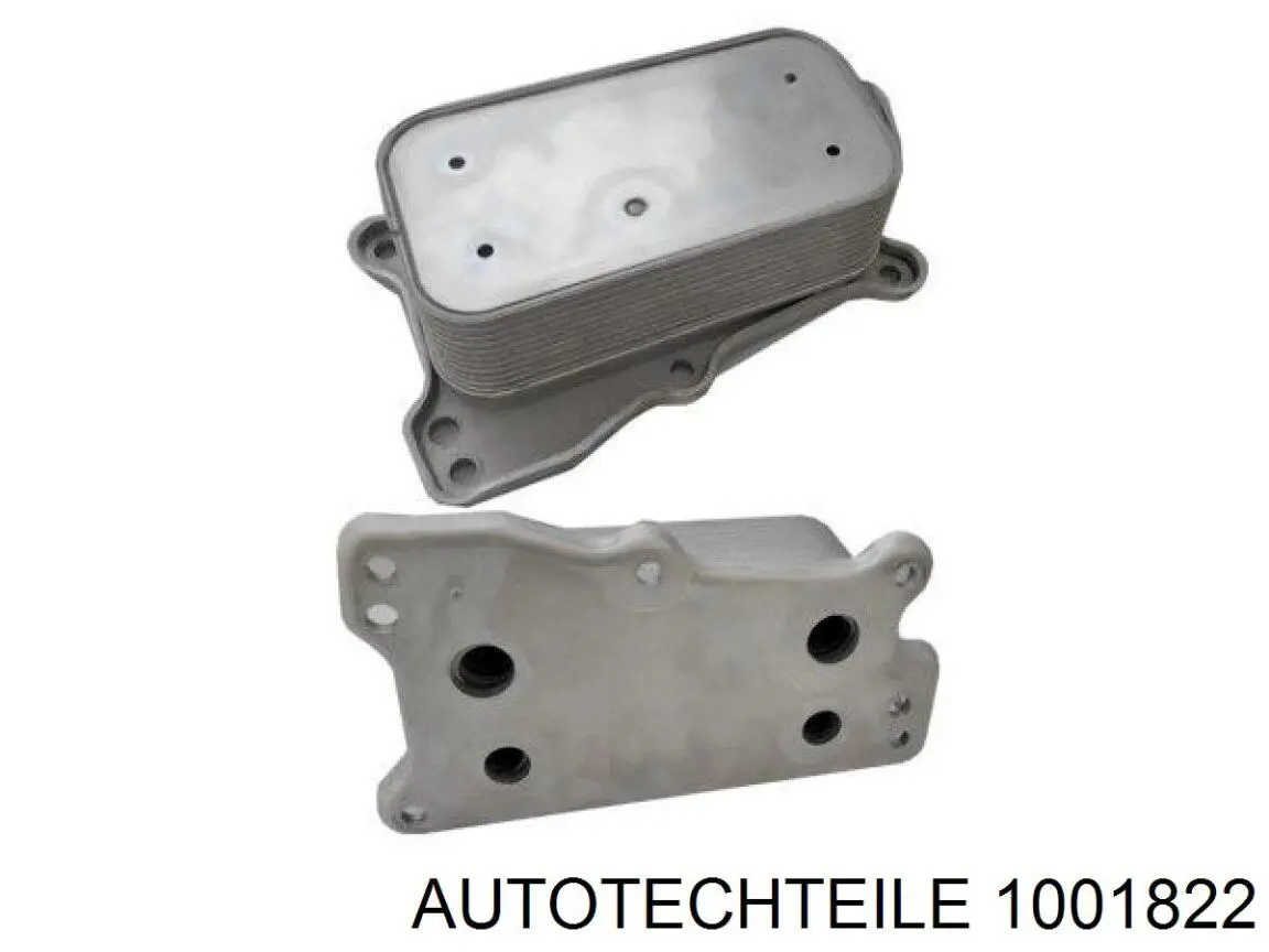 100 1822 Autotechteile radiador de óleo (frigorífico, debaixo de filtro)