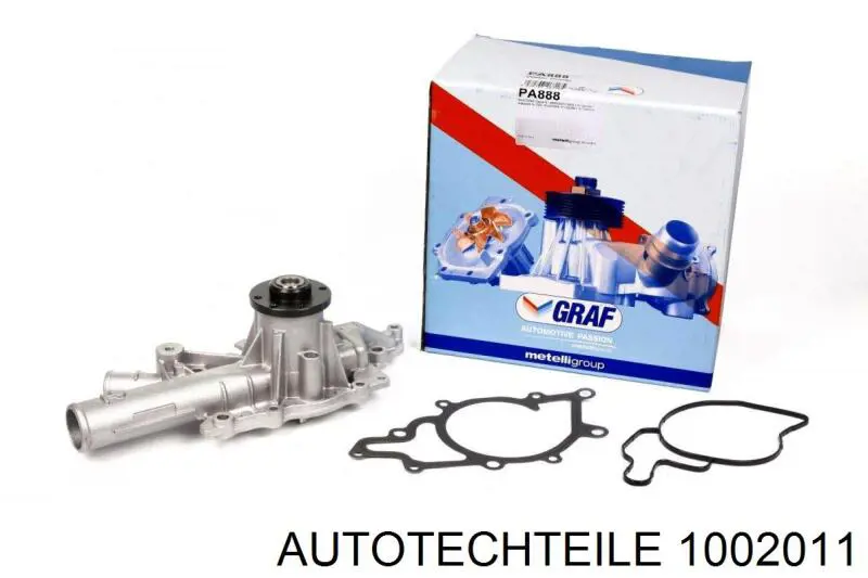 Помпа охлаждения Autotechteile 1002011 цена, от 42.07 USD