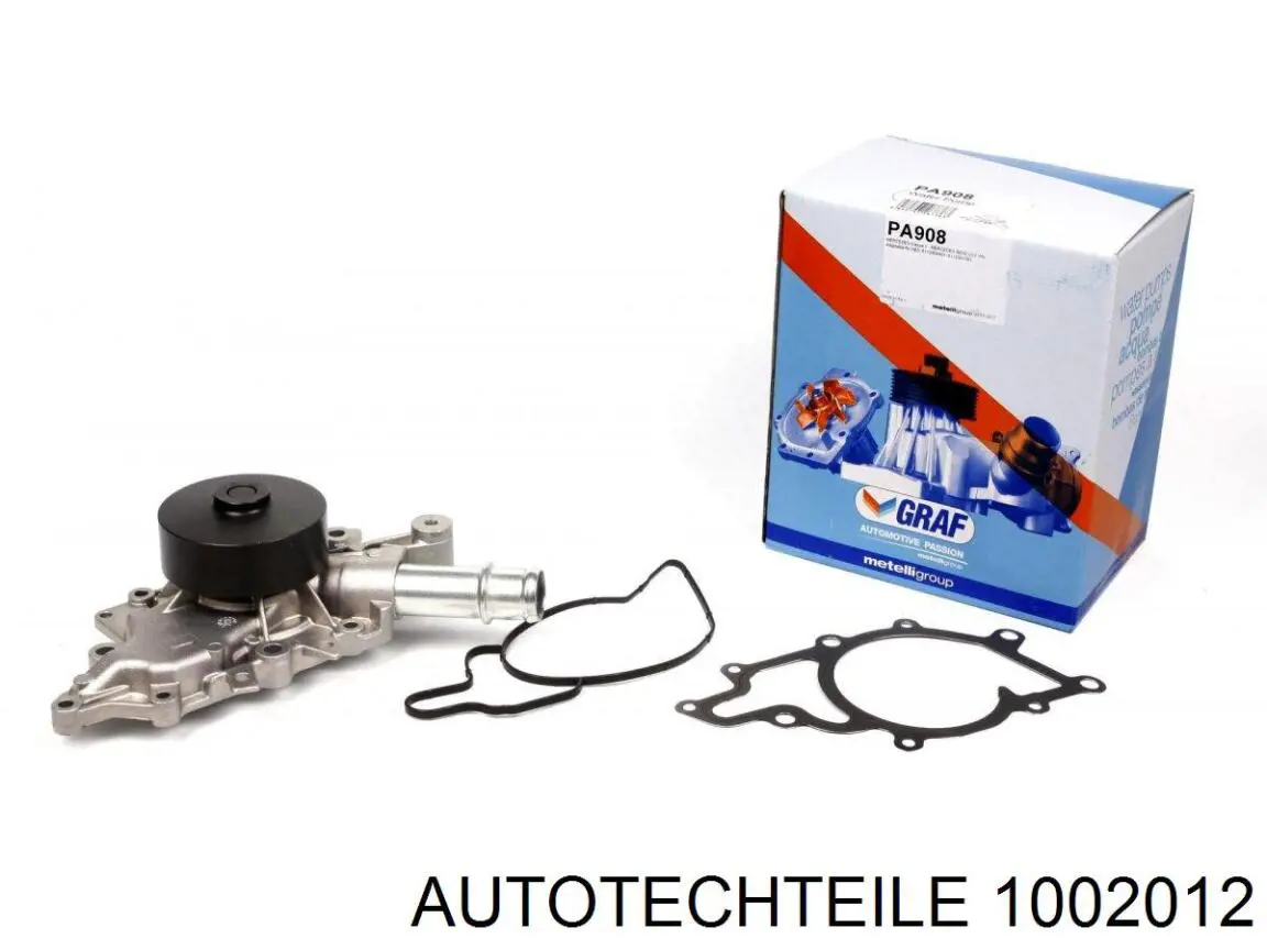 Помпа охлаждения Autotechteile 1002012 цена, от 44.44 USD