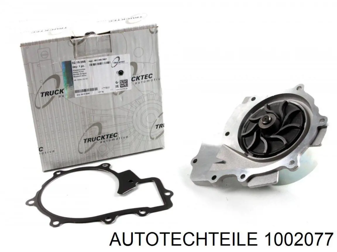 1002077 Autotechteile Насос водяной