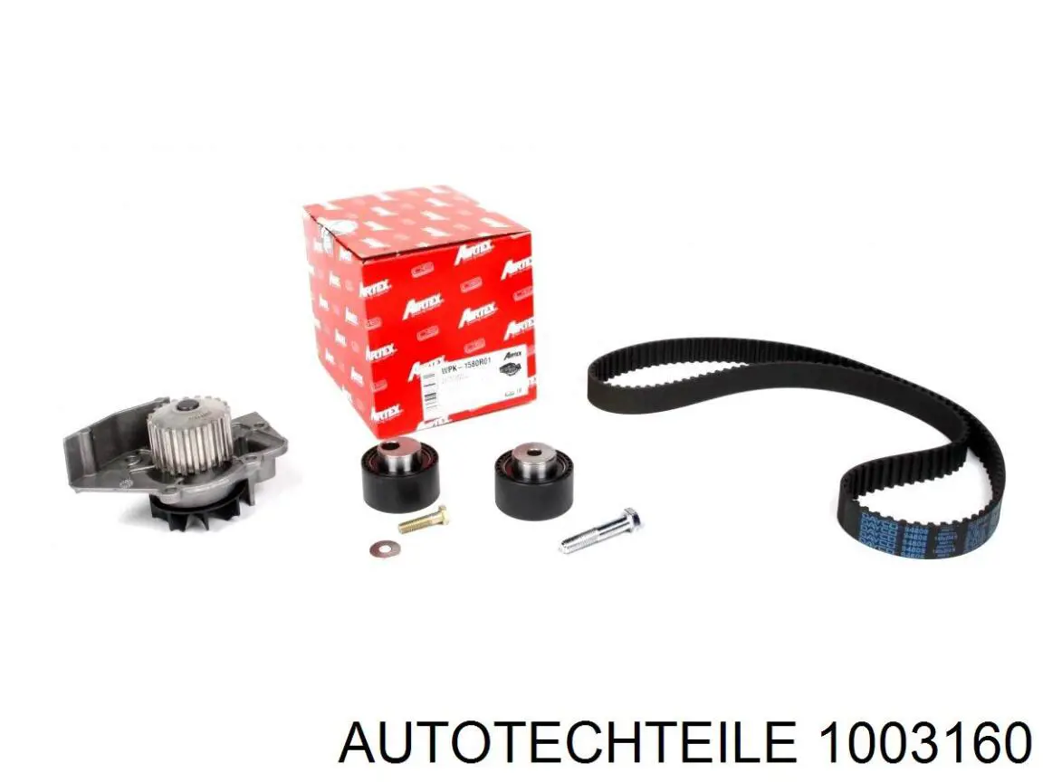 Палец серьги задней рессоры 1003160 Autotechteile