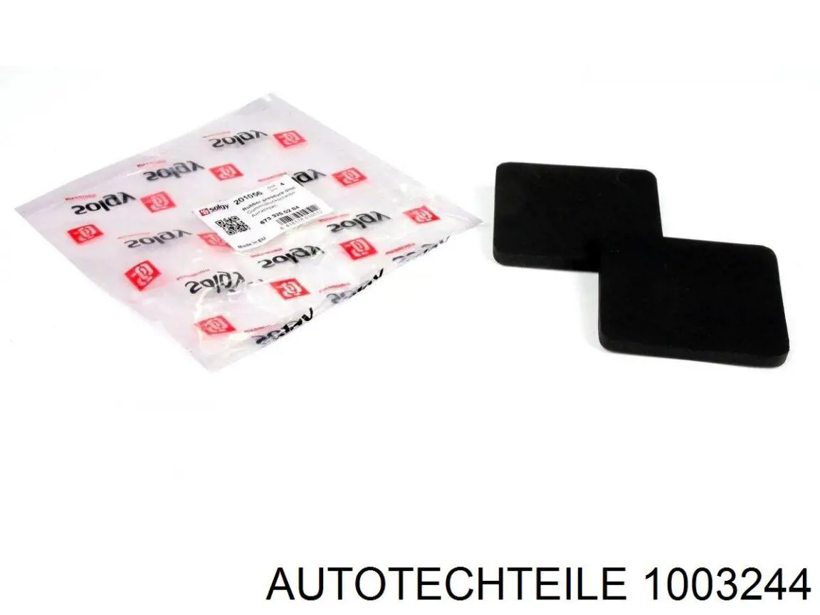 100 3244 Autotechteile grade de proteção da suspensão de lâminas traseira