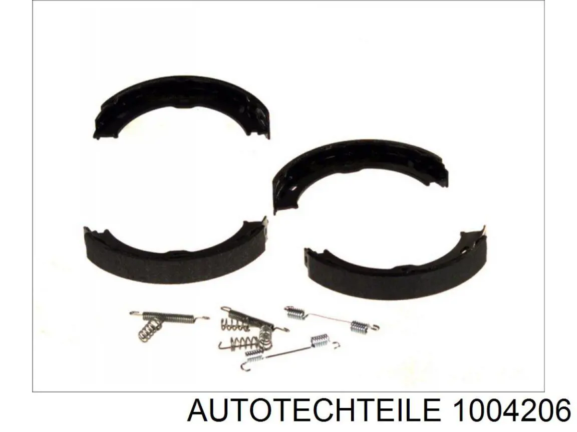 Тормозные колодки стояночного тормоза Autotechteile 1004206 цена, от 18.45 USD