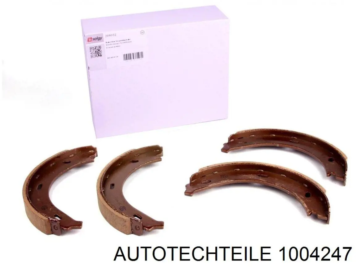 1004247 Autotechteile Тормозные колодки ручника
