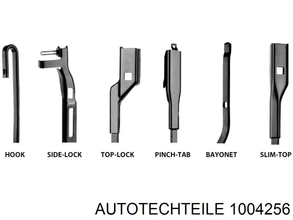Колодки дисковые  Autotechteile 1004256 цена, от 13.44 USD