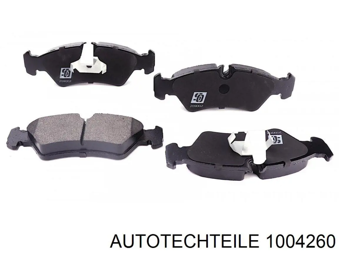 1004260 Autotechteile Колодки тормозные дисковые комплект