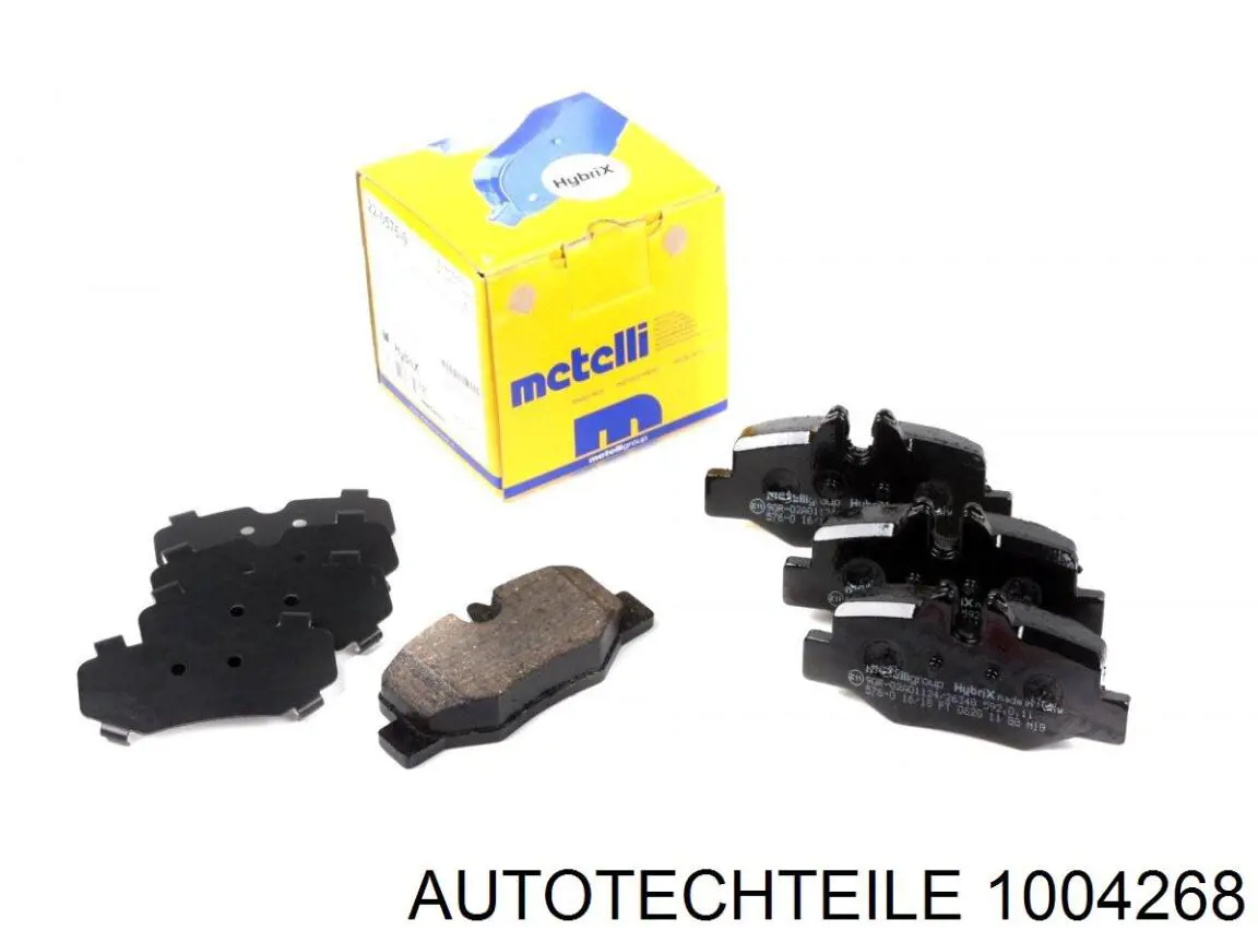 1004268 Autotechteile Колодки тормозные дисковые комплект