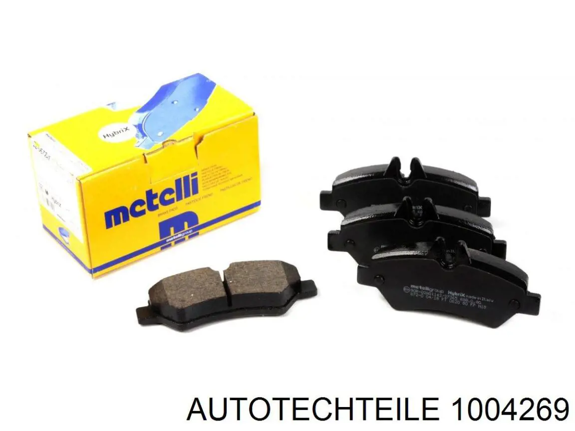 Колодки дисковые  Autotechteile 1004269 цена, от 17.17 USD