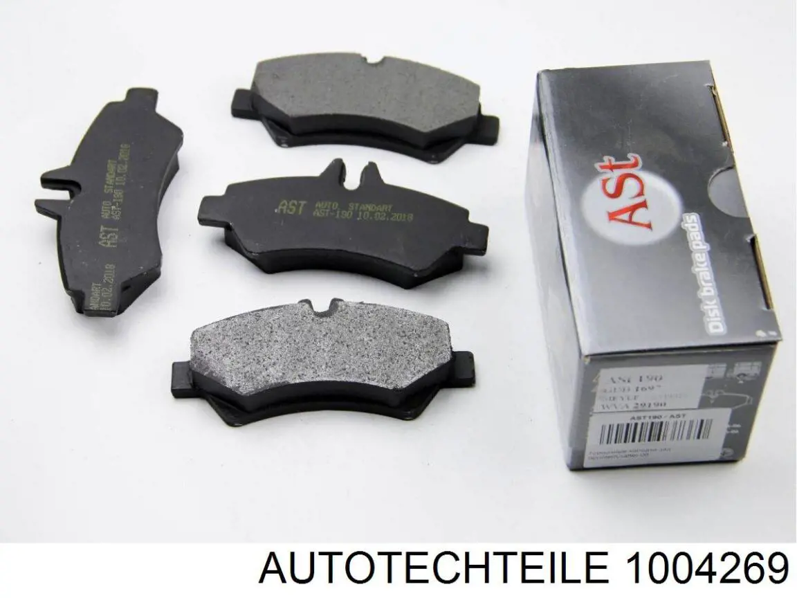 Купить 1004269 Autotechteile Колодки тормозные задние, дисковые