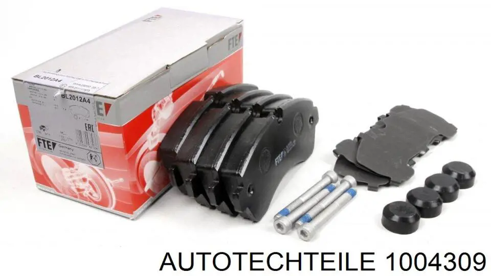 Купить 1004309 Autotechteile Колодки тормозные
