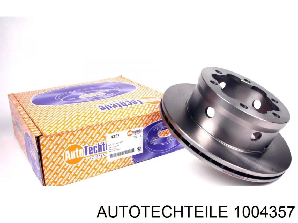 1004357 Autotechteile диск тормозной задний