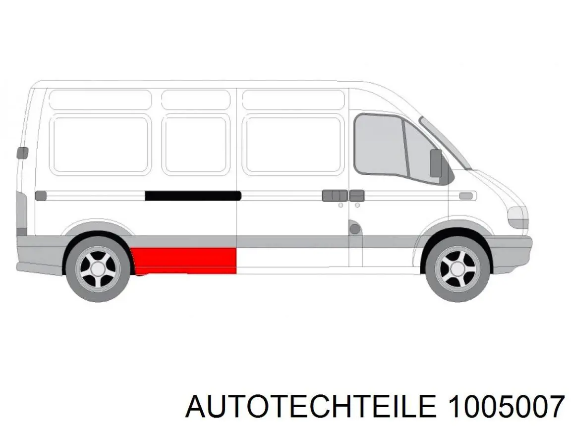 Радиатор интеркуллера Autotechteile 1005007