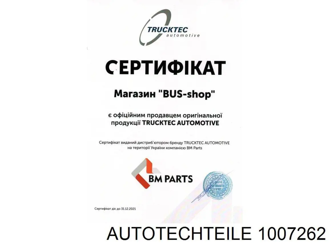 Петля-зацеп (ответная часть) замка сдвижной двери 1007262 Autotechteile
