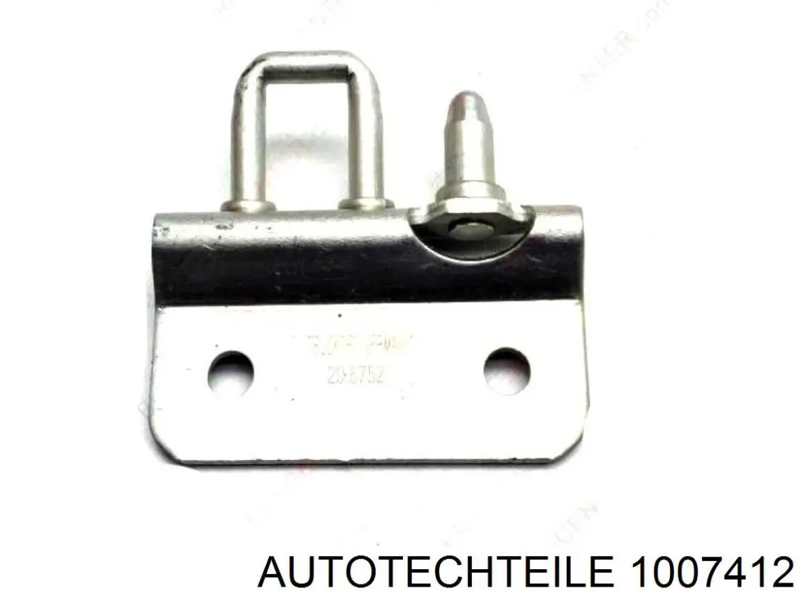 100 7412 Autotechteile gozno de garra (parte complementar esquerdo inferior de fecho da porta traseira batente)