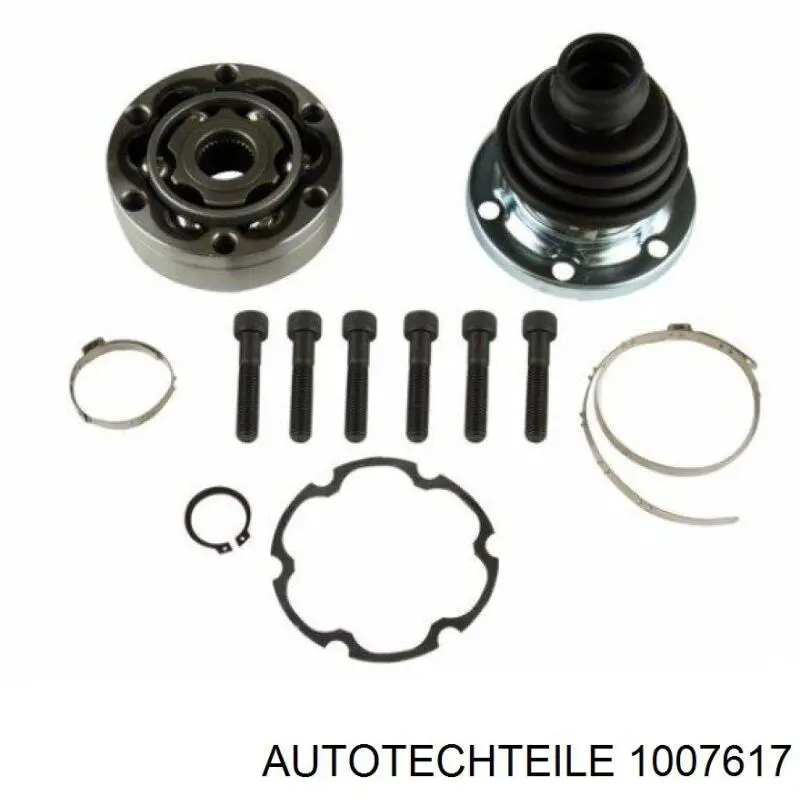 1007617 Autotechteile Ролик двери боковой правый центральный