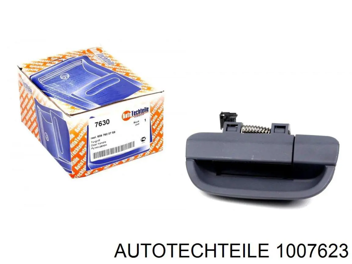 100 7623 Autotechteile puxador externo de tampa de porta-malas (de 3ª/5ª porta traseira)