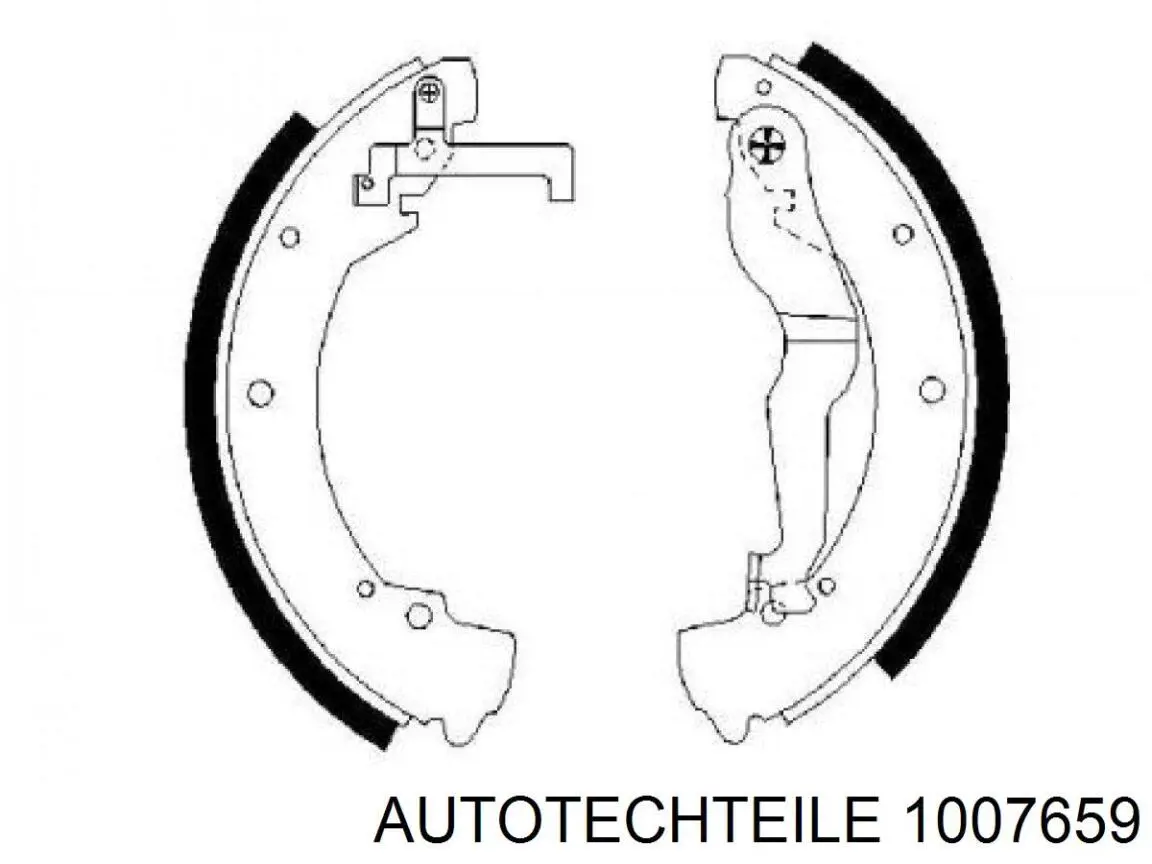 Ролик двери боковой/сдвижной, правый верхний Autotechteile 1007659
