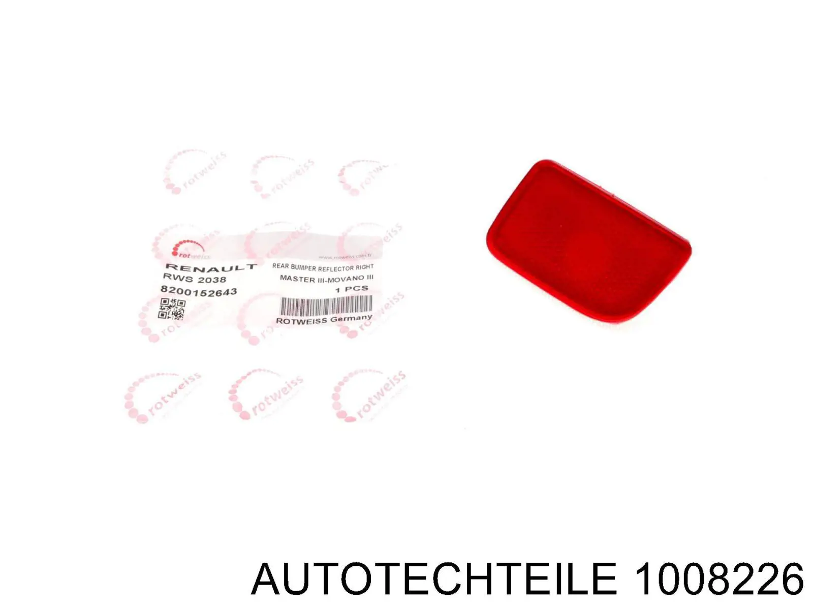 Купить 1008226 Autotechteile Правый катафот заднего бампера