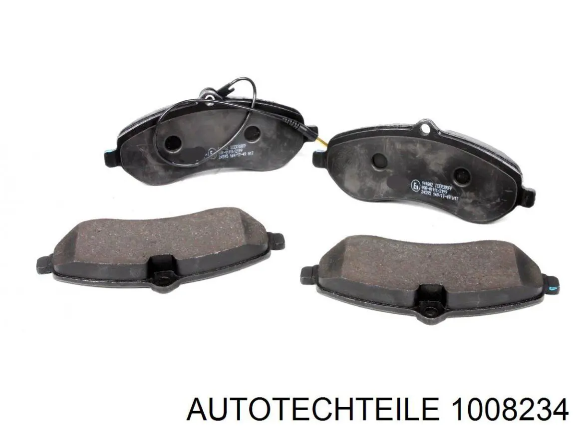 Левый отражатель бампера Autotechteile 1008234