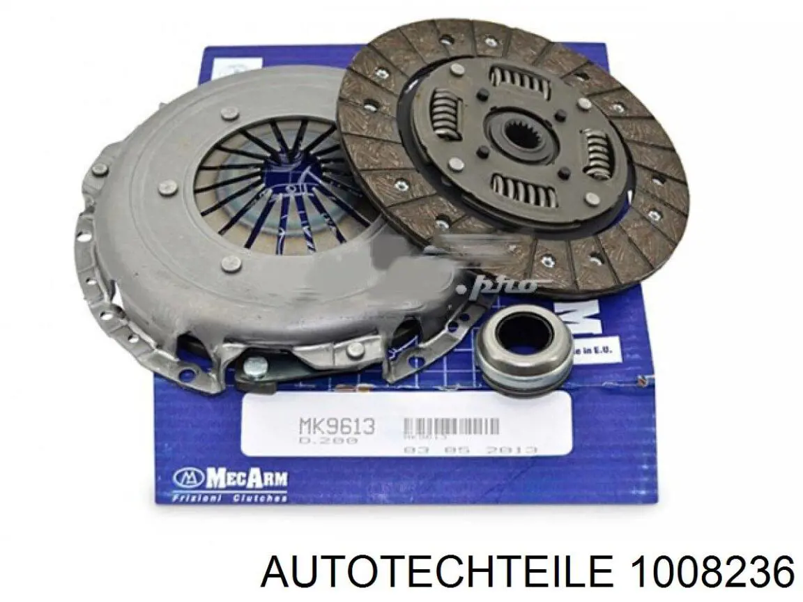 Левый отражатель заднего бампера 1008236 Autotechteile