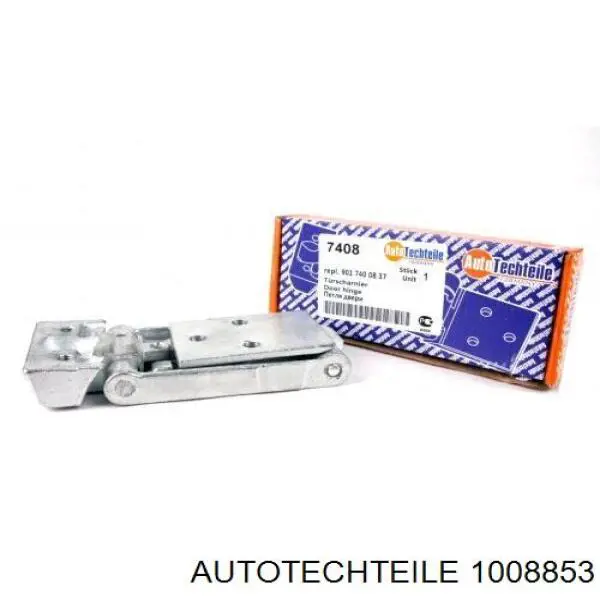 1008853 Autotechteile Комплект монтажный брызговиков передних
