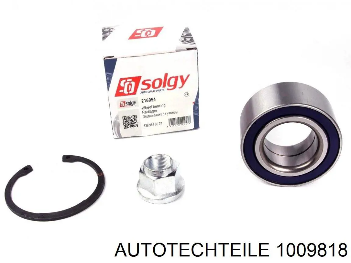 Подшипник ступицы пер/зад Autotechteile 1009818 цена, от 17.75 USD