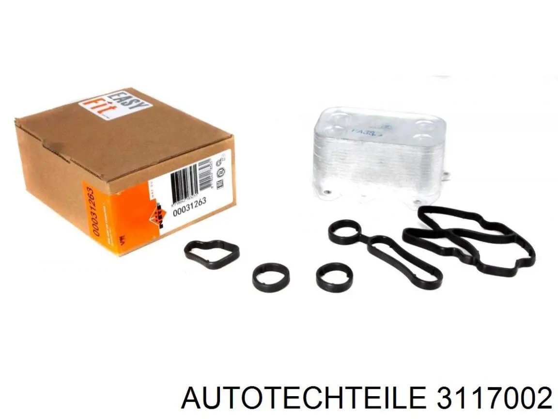 Купить 3117002 Autotechteile Радиатор масляный (холодильник), под фильтром