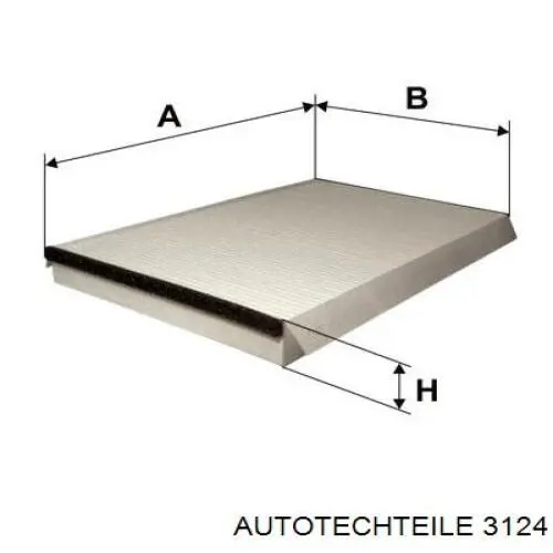 Втулка переднего стабилизатора Autotechteile 3124 цена, от 4.53 USD