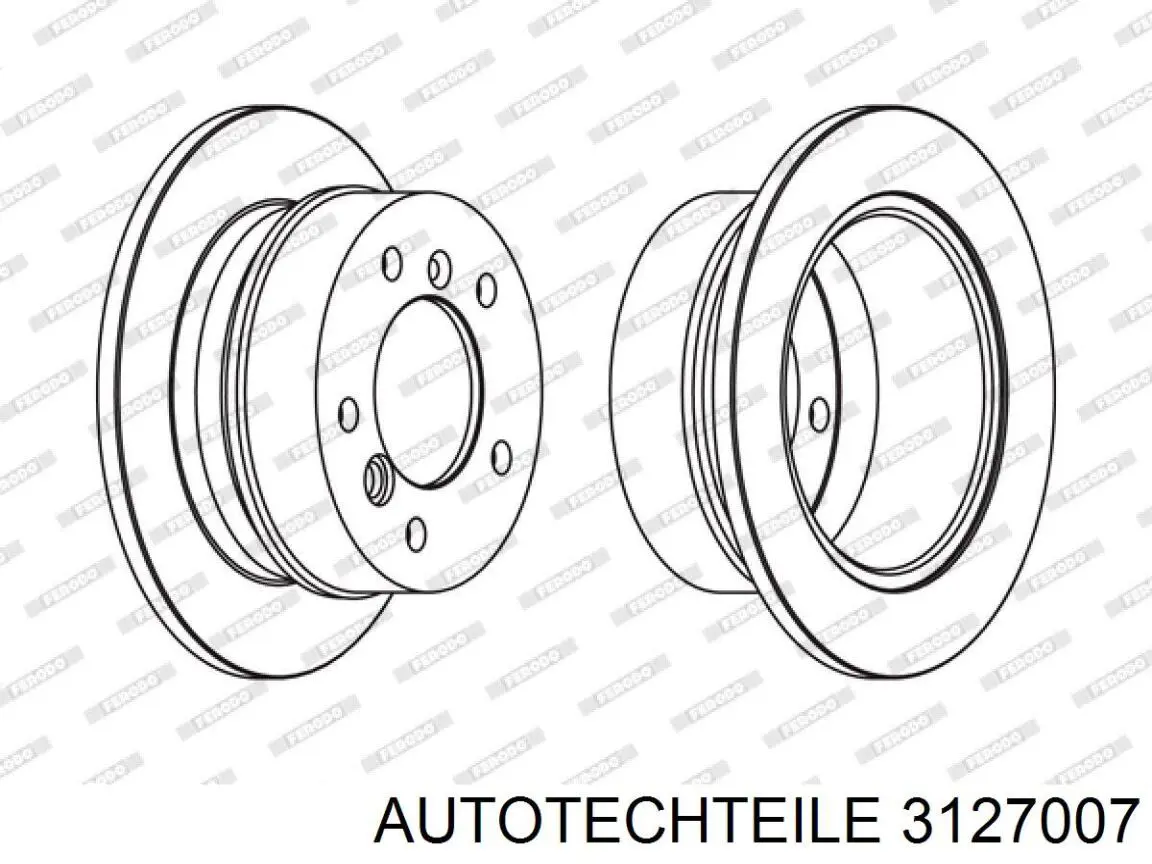 Купить 3127007 Autotechteile Фильтр-отстойник топлива грубой очистки