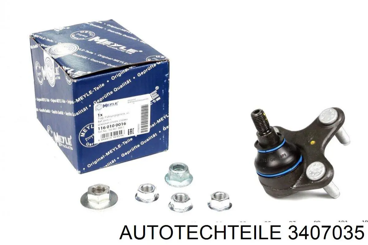 Нижняя правая шаровая опора Autotechteile 3407035 цена, от 9.29 USD