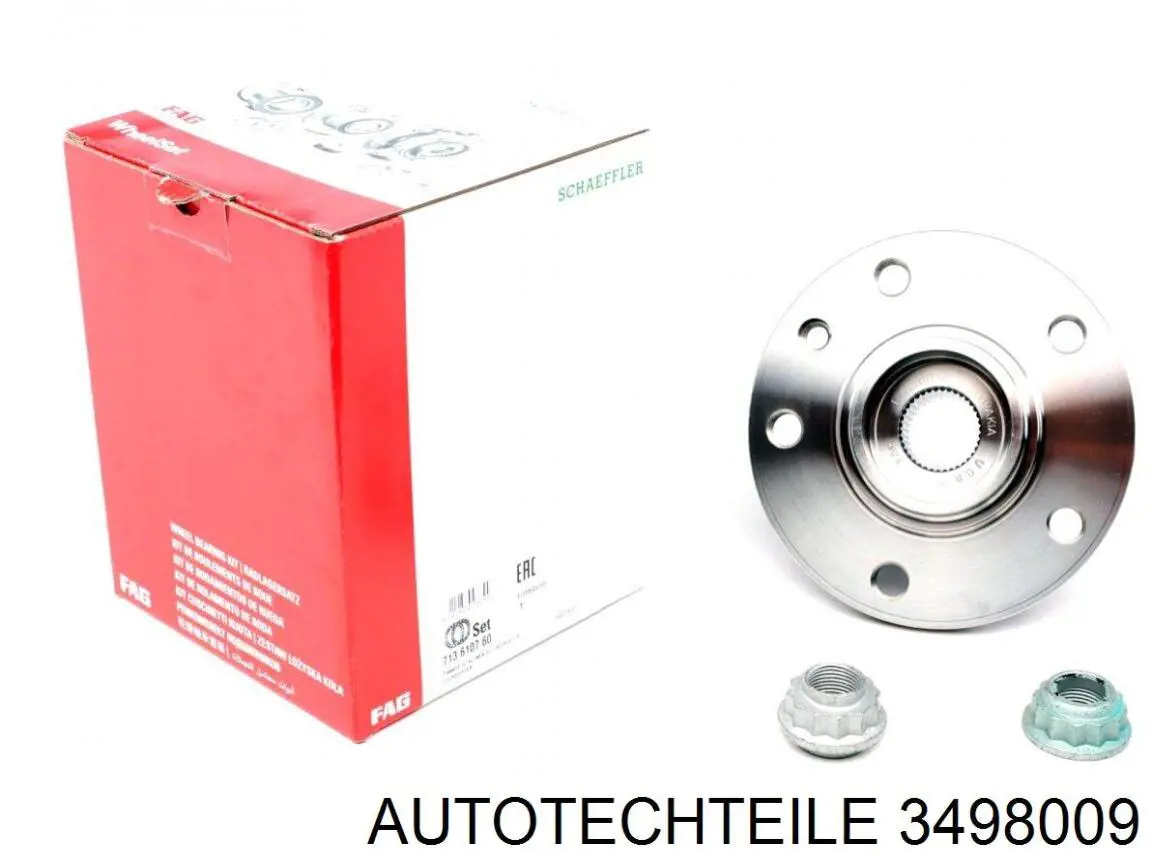 Ступица (передняя) Autotechteile 3498009